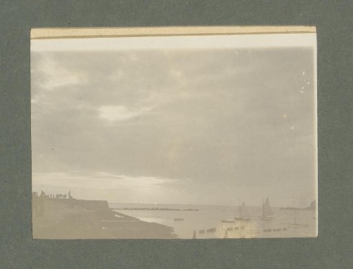 View of sailing boats on the water