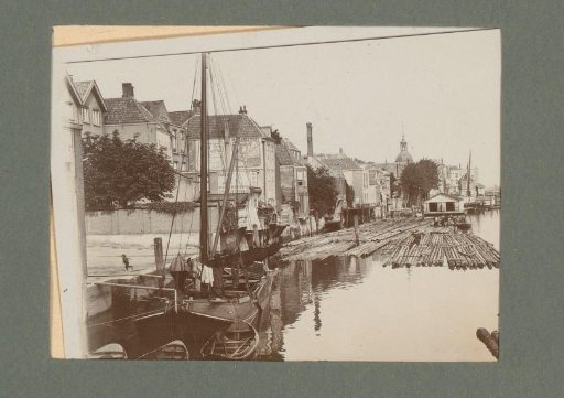 View of the Wijnhaven in Dordrecht