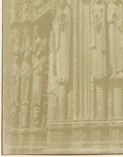 Relief on the Portal of Chartres Cathedral