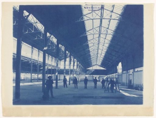 The Market Halls of Saint-Denis under construction