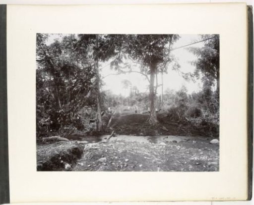 Construction of a road on the Linggah Estate, Sumatra (Road Linggah Estate)