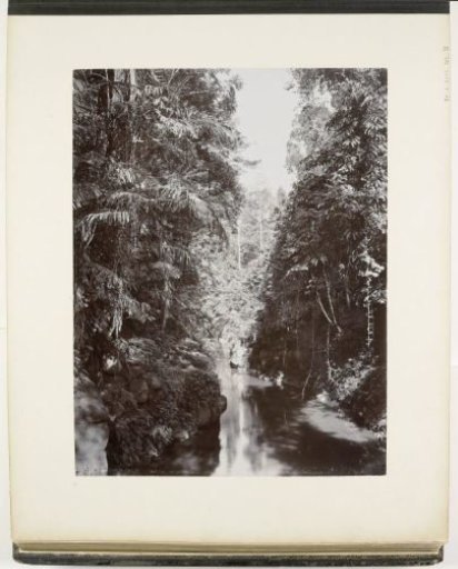 View along the Bloemeis River, Rinteh, Sumatra (Bloemeis River Gg. Rinteh)