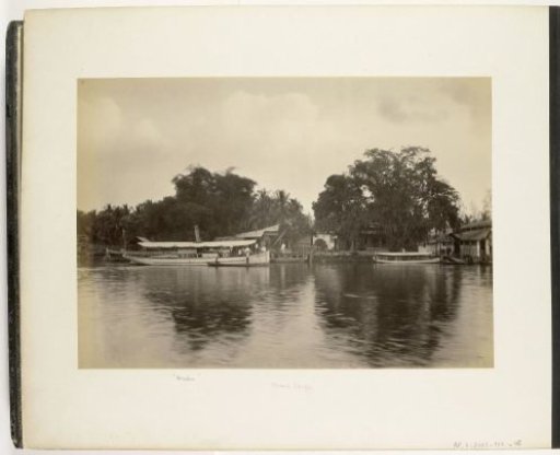 Sandel's ship Besitan, Tandjong Poera, Sumatra (P. Sandel's Ship Besitan, Tandjong Poera)