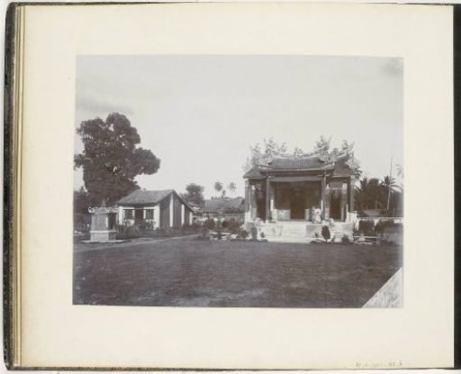 View of a Chinese temple, Sumatra (Chinese Temple)