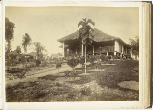 View of the residence of assistants, Langkat Sumatra