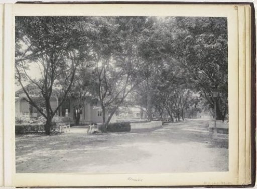 View of Sociëteit Klambir, Langkat Sumatra