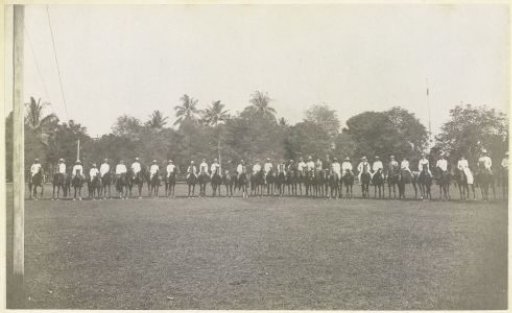 Horse game with a large ball, Medan Sumatra