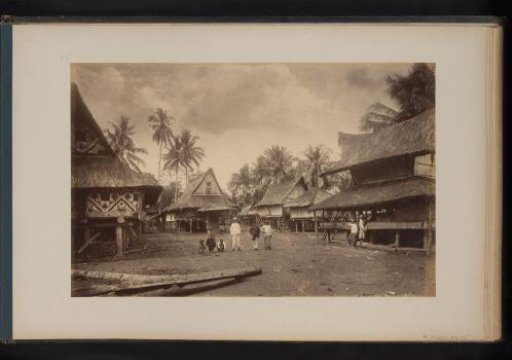 View of the Kampong Bandar-Maria, Sumatra