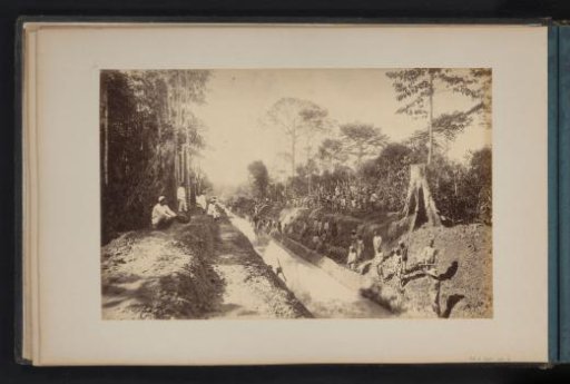 Drainage works on the Stabat plantation, Sumatra