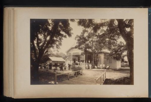View of the Klambir association building in Tandjong Poera, Sumatra