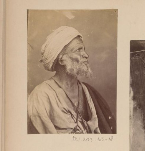 Portrait of an old man with a beard, Egypt