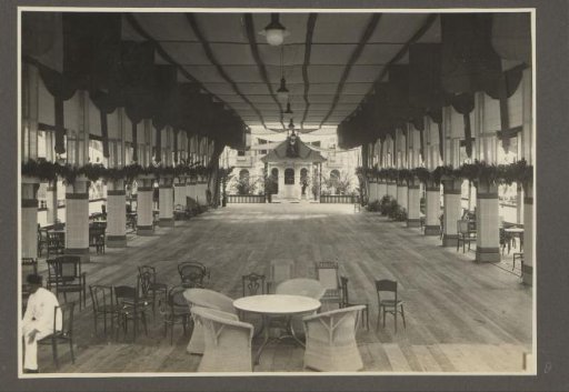 Reception hall in the palace of the Sultan of Langkat