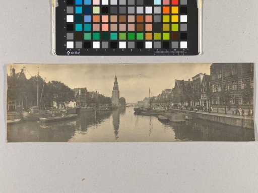 View of the Oude Schans and the Montelbaanstoren, looking towards the IJ, Amsterdam