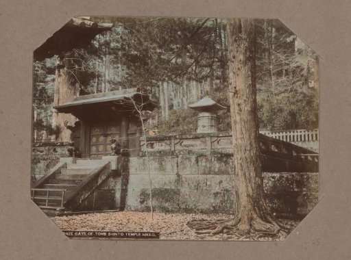 Bronze gate to Okusha Hoto, the tomb of Tokugawa Ieyasu, at the Shinto temples in Nikko, Japan