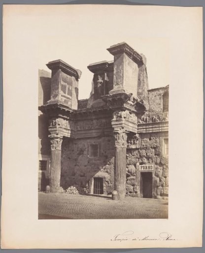 Temple of Minerva in Rome, Italy