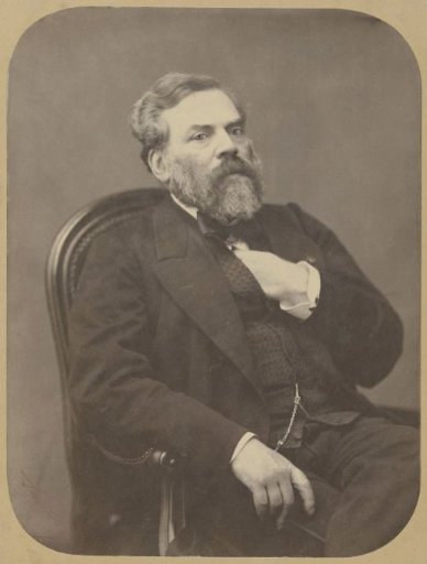 Portrait of an unknown man with a beard