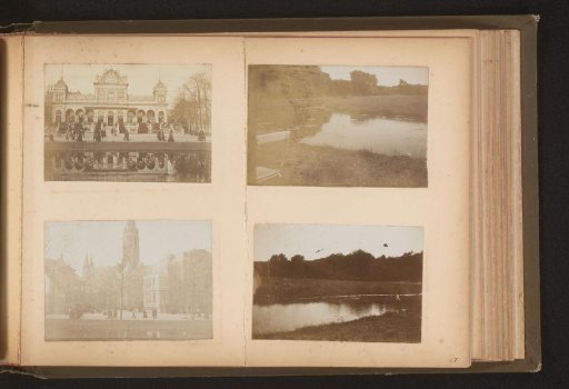 Four photographs of Vondelpark, Amsterdam