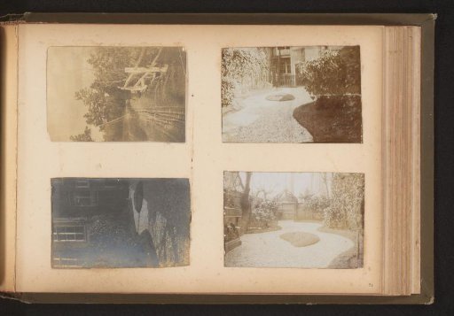 Four photographs of gardens and parks