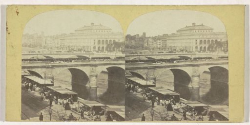 Bridge with the Théâtre de Châtelet, Paris, in the Background