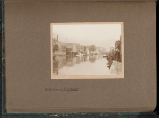 View of the Wijnhaven from the Nieuwbrug in Dordrecht