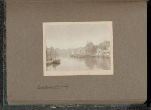 View of the Wijnhaven with the Sint-Bonifatiuskerk in Dordrecht