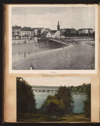 View of Spandau and the Glienicker Brücke over the Havel, Berlin