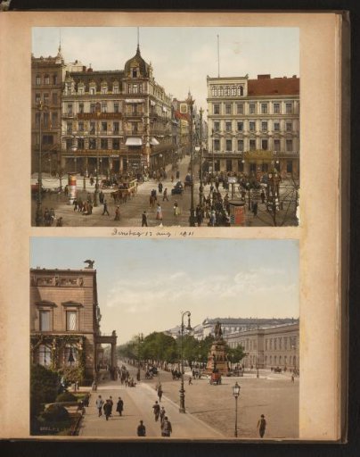 Two Views of Unter den Linden, Berlin