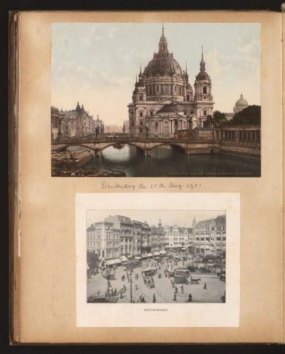 Views of the Cathedral and the Spittelmarkt in Berlin