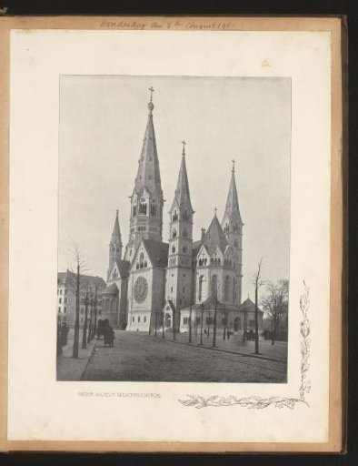 View of the Kaiser-Wilhelm-Gedächtniskirche, Berlin