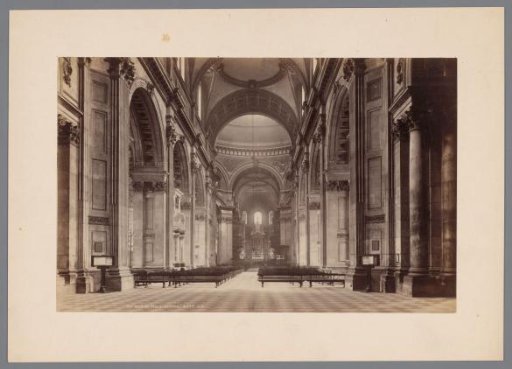 Interior of St. Paul's Cathedral in London