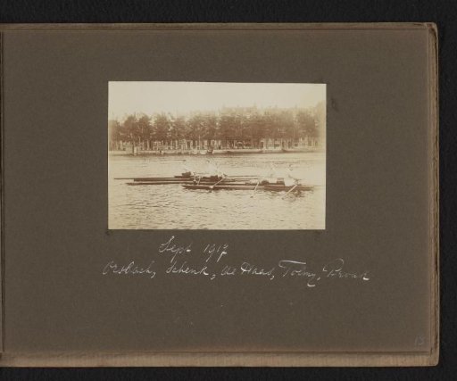 Five Men, Possibly During a Rowing Race