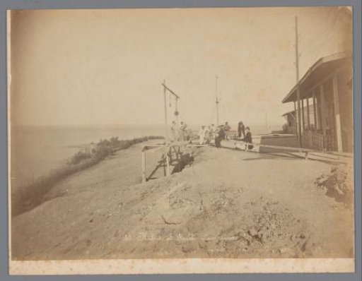 Group of People at the Bitter Lakes in the Isthmus of Suez