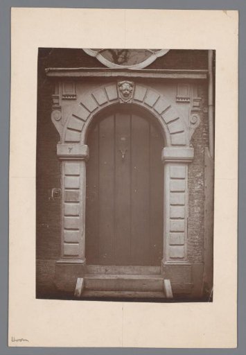 Front door to the residence of J. Busch