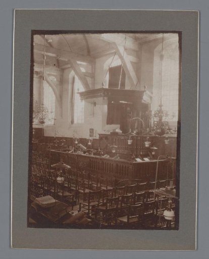 Interior of the Old Church in Maasland