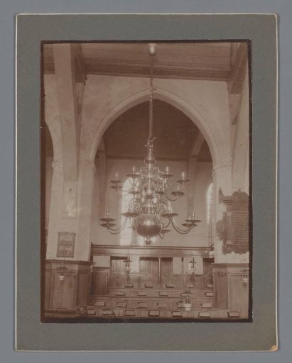 Interior of the Old Church in Maasland