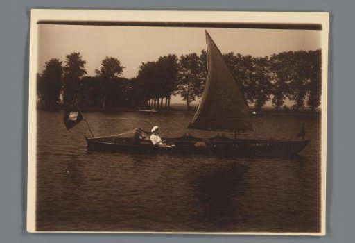 Sailing boat on the Amstel