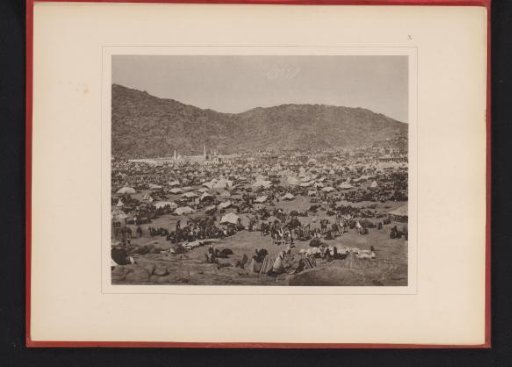 Pilgrim Camp in Mina near Mecca during the Hajj