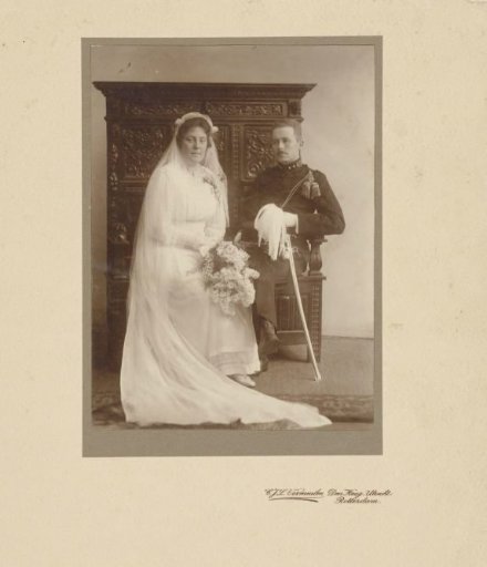 Wedding Portrait of Tine Vermeulen and Klaas Kleiterp