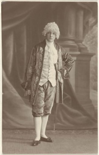 Studio portrait of a man in costume