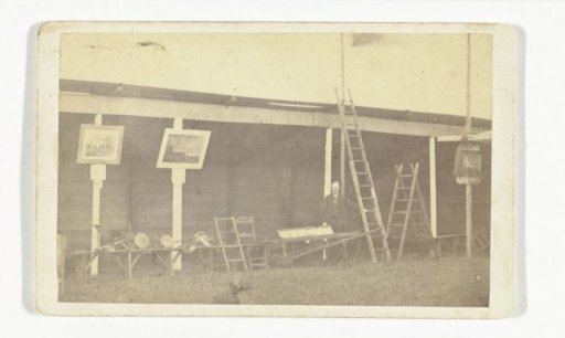 View of an agricultural exhibition in Middelburg