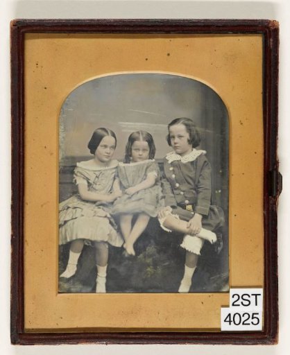 Portrait of three children