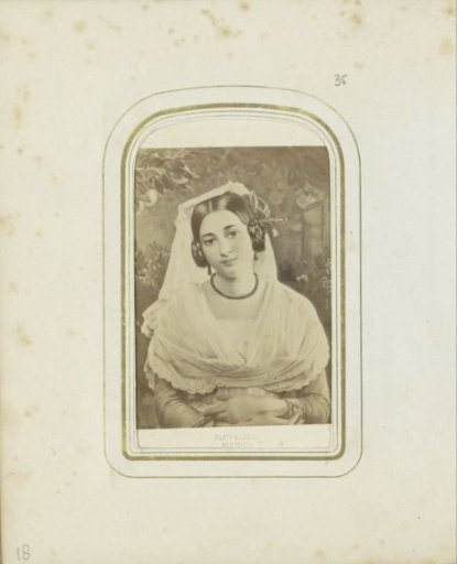 Photographic reproduction of a lithograph after a painting by August Riedel
