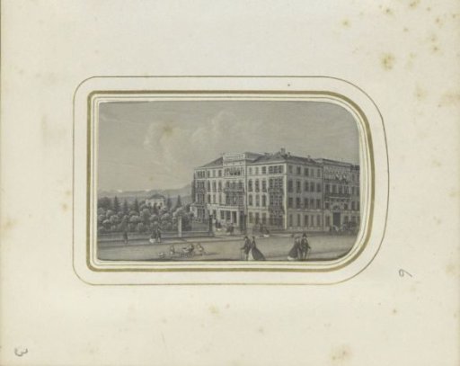 Exterior of Hotel Bauer au Lac on the Bürkliplatz in Zurich