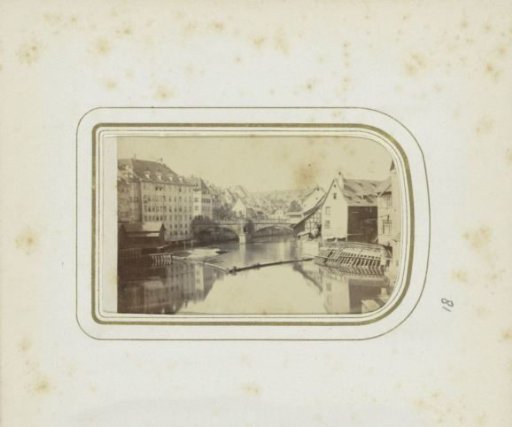View of Nuremberg over the Pegnitz River