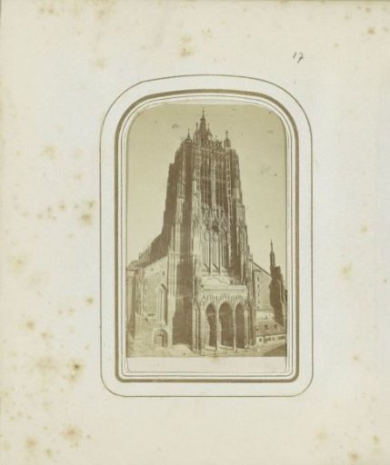 Tower and entrance of the Ulm Minster