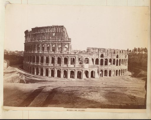 View of the Colosseum in Rome