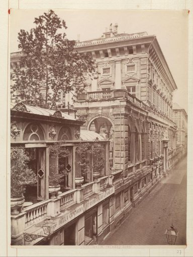 Exterior of the Palazzo Doria-Tursi in Genoa
