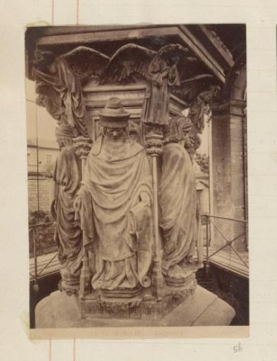 Well of Moses in the Chartreuse de Champnol monastery near Dijon: the figure of Zacharias