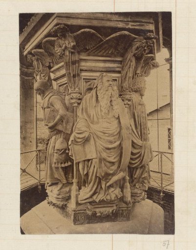 Well of Moses in the Chartreuse de Champnol monastery near Dijon: the figure of Moses