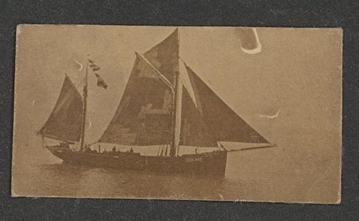 Sailing ship at sea